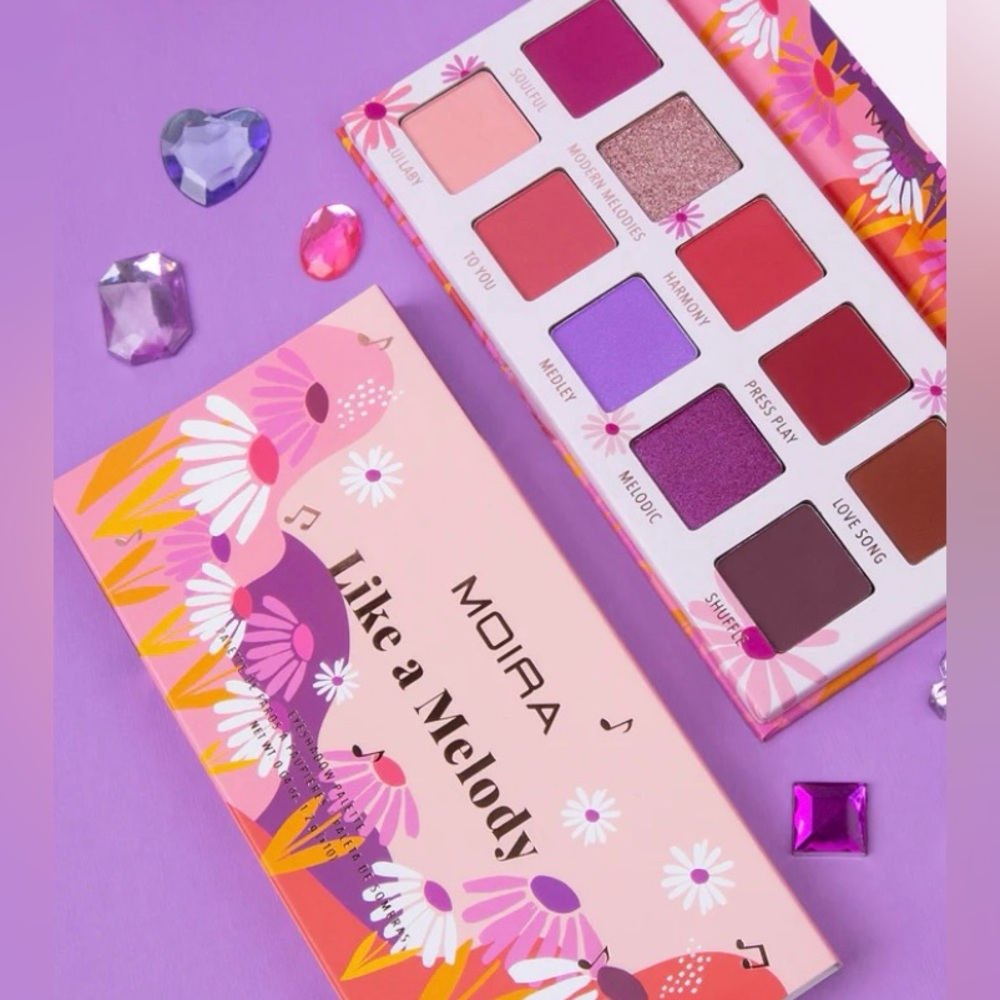 MOIRA Beauty Like a Melody Eyeshadow Palette - Vibrant Shades